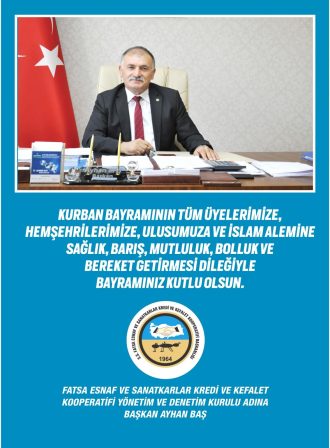 FATSA ESNAF KEFALET BAYRAM İLANI